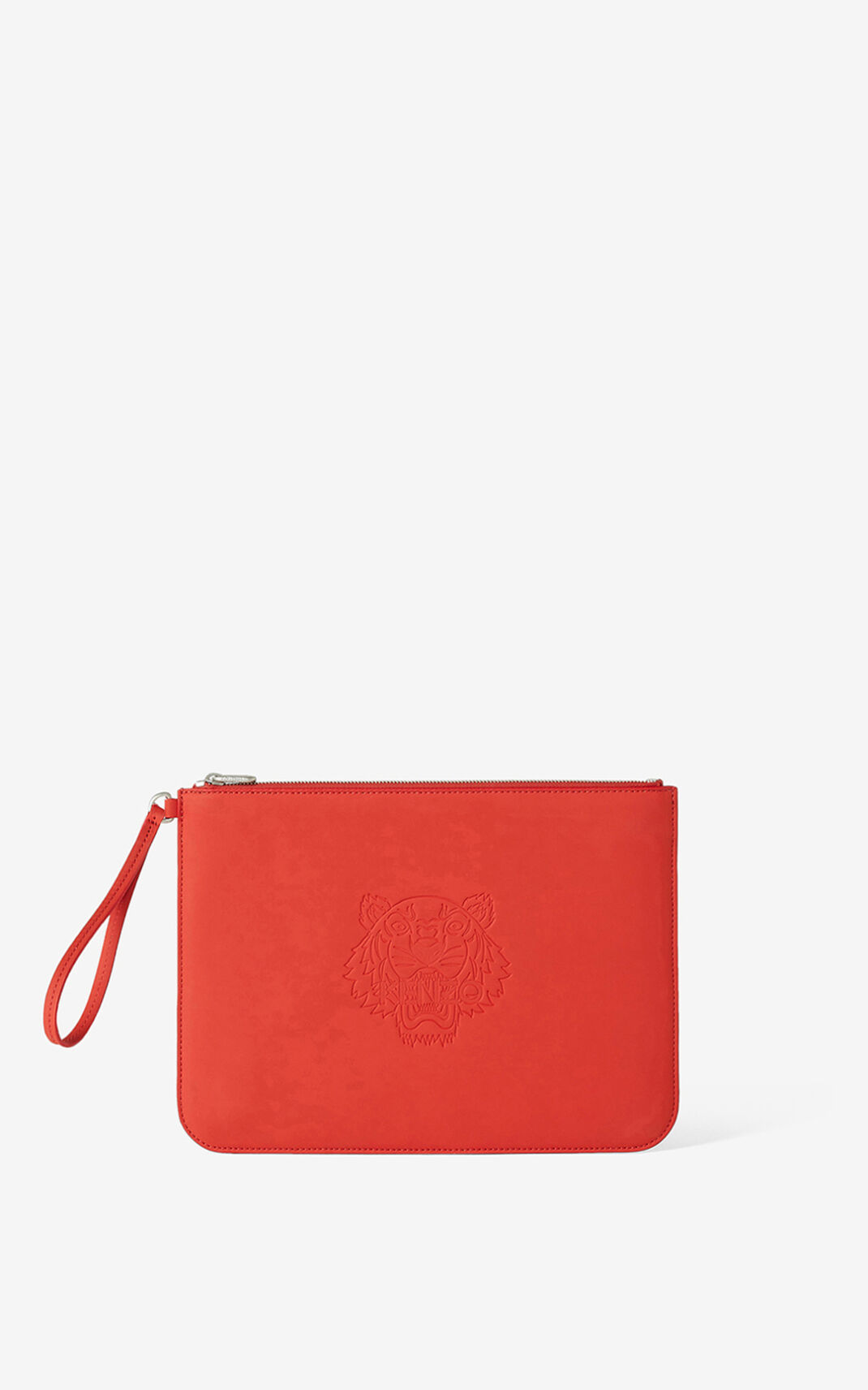 Pochette Kenzo Preppy Tiger large Femme Rouge | EFYM-85713